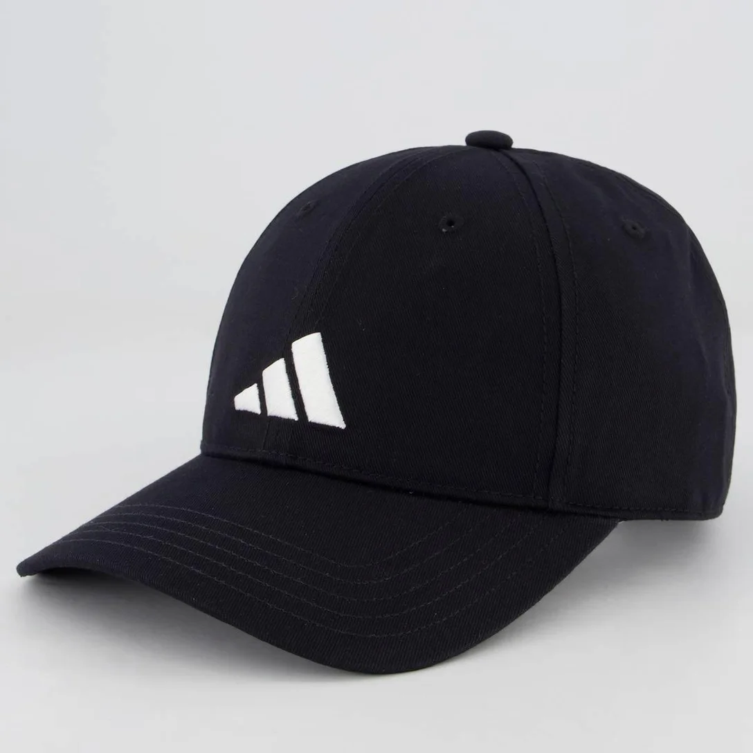 Boné Adidas Tiro Preto e Branco - Preto